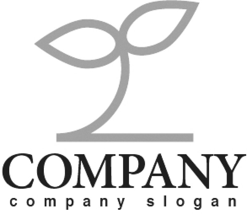 画像4: 葉・双葉・線・成長・ロゴ・マークデザイン642 (4)