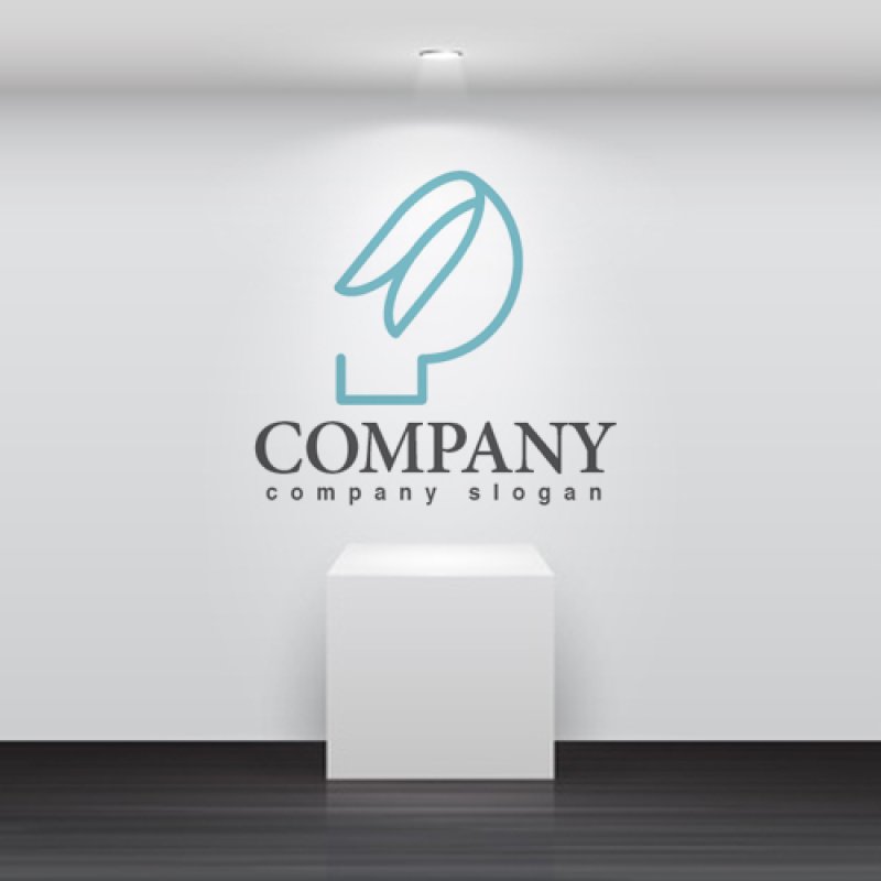 画像2: 花・線・植木・P・ロゴ・マークデザイン645 (2)