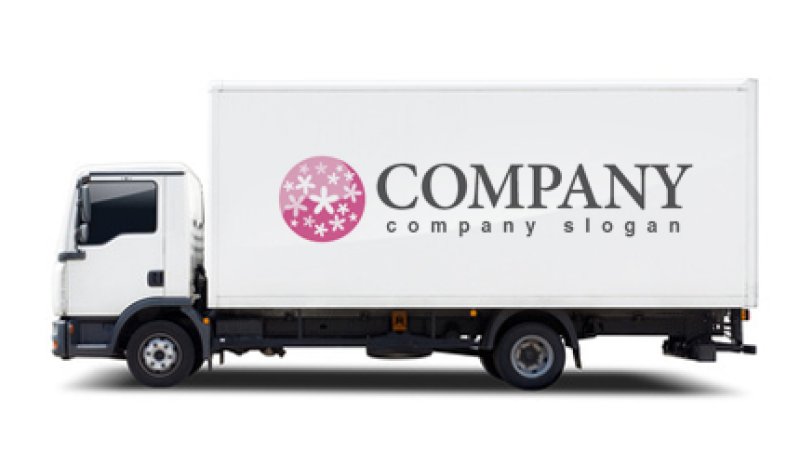 画像6: 花・芝桜・輪・グラデーション・ロゴ・マークデザイン658 (6)