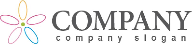 画像5: 花・楕円・広がり・ロゴ・マークデザイン663 (5)