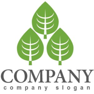 ロゴ作成サンプルです 葉 植物 成長 木 森 ロゴ マークデザイン