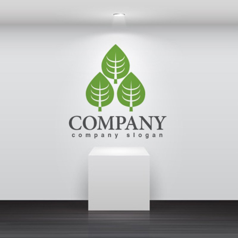 画像2: 葉・植物・成長・木・森・ロゴ・マークデザイン691 (2)