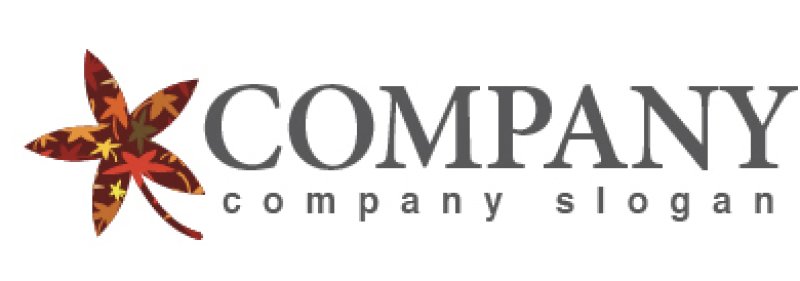 画像7: 葉・秋・紅葉・ロゴ・マークデザイン695 (7)