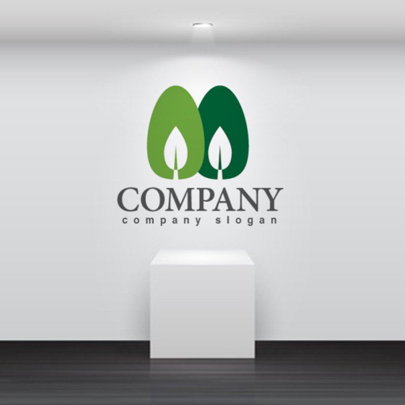 画像2: 葉・木・森・成長・ロゴ・マークデザイン701 (2)