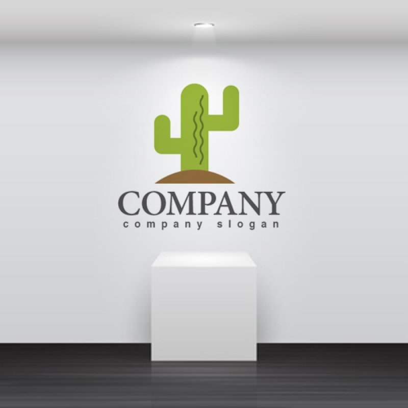 画像2: サボテン・成長・かわいい・ロゴ・マークデザイン708 (2)