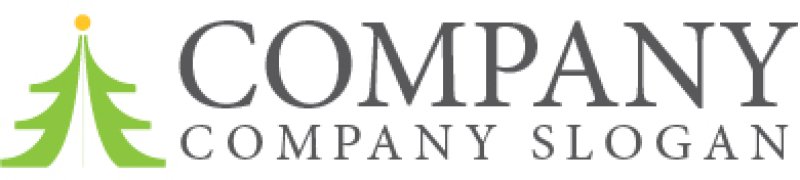 画像5: 木・クリスマスツリー・成長・緑・ロゴ・マークデザイン721 (5)