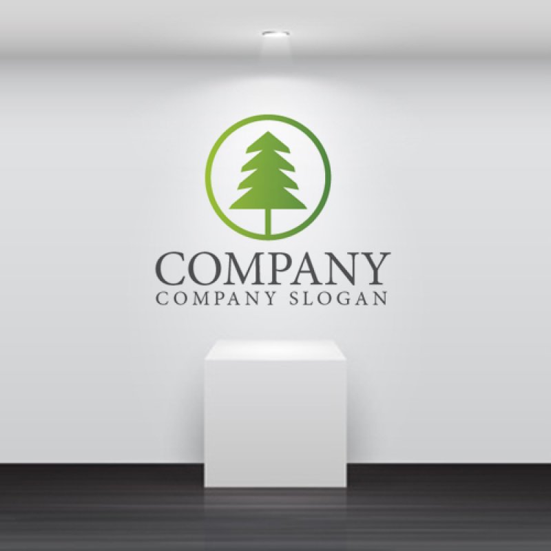 画像2: 木・輪・緑・ロゴ・マークデザイン728 (2)