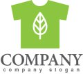 Tシャツ・葉・緑・かわいい・ロゴ・マークデザイン731