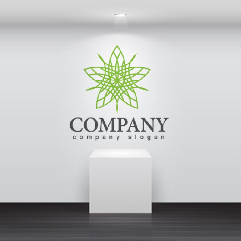 画像2: 花・葉・緑・ロゴ・マークデザイン734 (2)