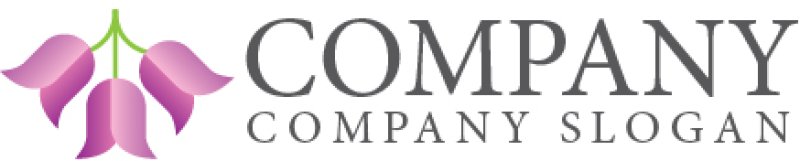 画像5: 花・ベルフラワー・かわいい・ロゴ・マークデザイン747 (5)