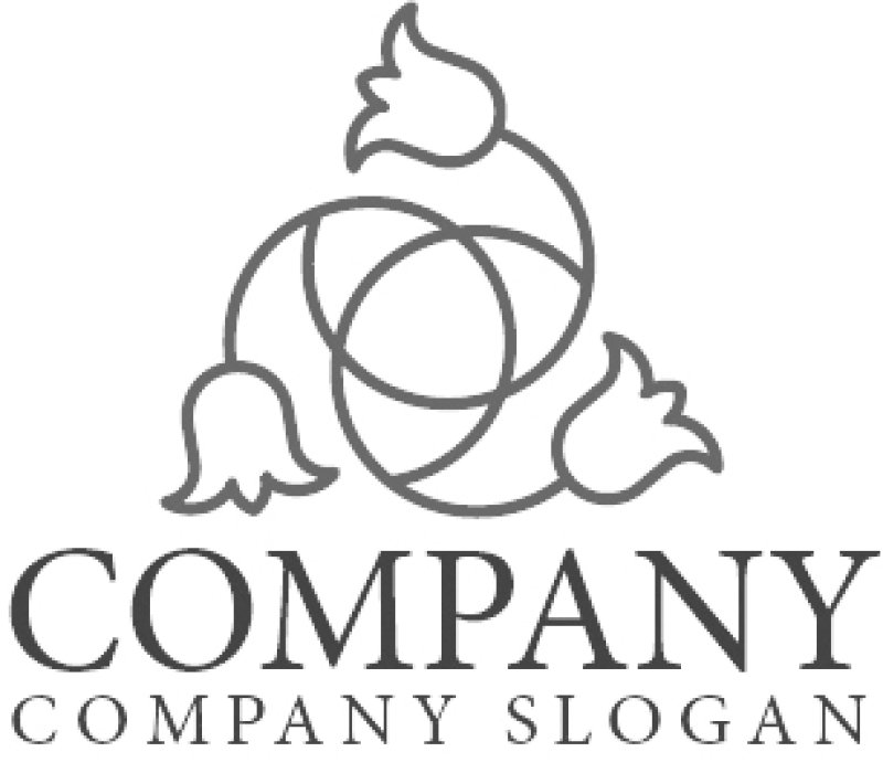 画像4: 花・ベルフラワー・線・ロゴ・マークデザイン748 (4)