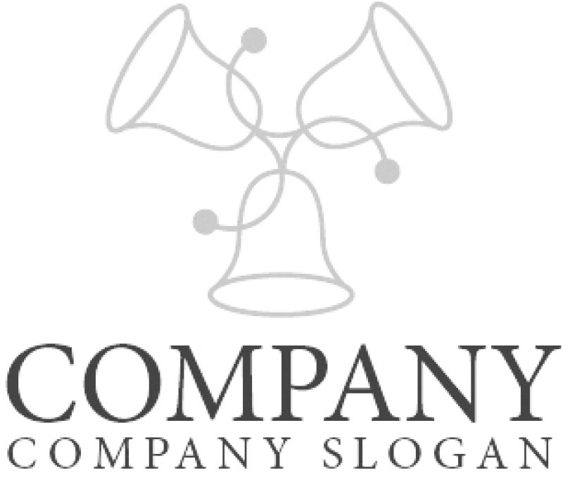 画像4: ベル・曲線・花・ロゴ・マークデザイン750 (4)