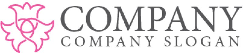 画像5: 花・繋がり・線・ロゴ・マークデザイン751 (5)