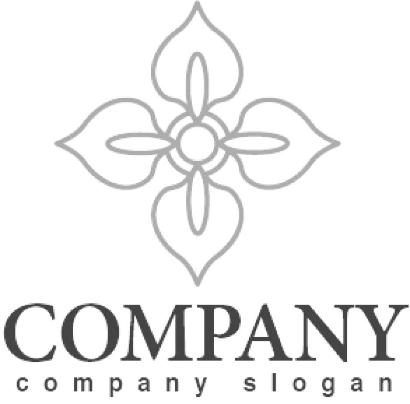 画像4: 花・線・ロゴ・マークデザイン762 (4)