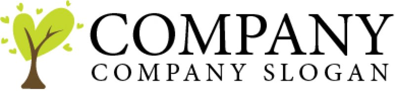 画像5: ハート・木・かわいい・ロゴ・マークデザイン774 (5)