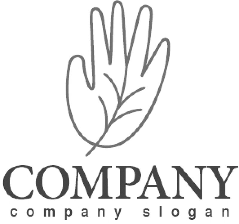 画像4: 手・葉・成長・かわいい・ロゴ・マークデザイン794 (4)