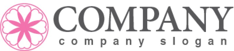 画像5: 花・輪・ロゴ・マークデザイン798 (5)