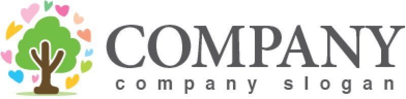 画像5: 木・ハート・喜び・かわいい・ロゴ・マークデザイン804 (5)