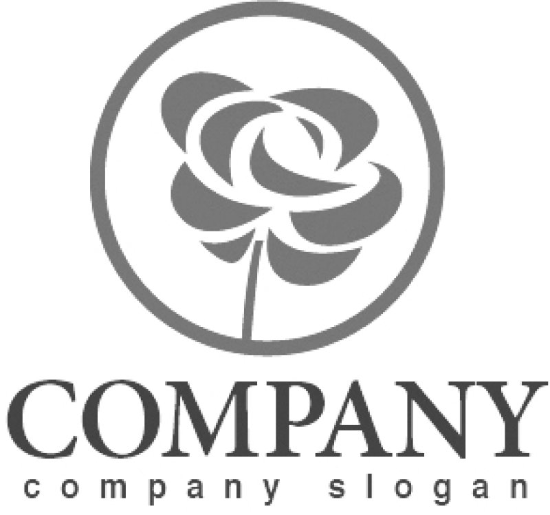 画像4: 花・バラ・輪・ロゴ・マークデザイン810 (4)