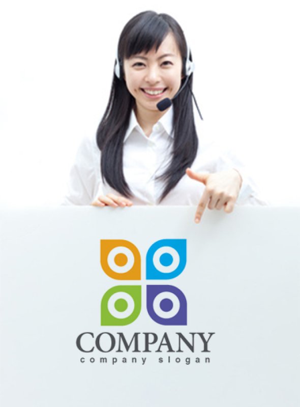 画像4: 花・葉・輪・ロゴ・マークデザイン818 (4)