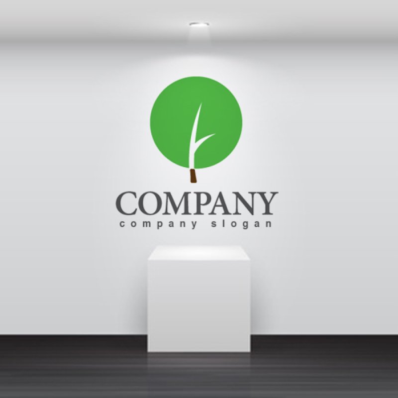 画像2: 木・曲線・輪・上昇・ロゴ・マークデザイン837 (2)