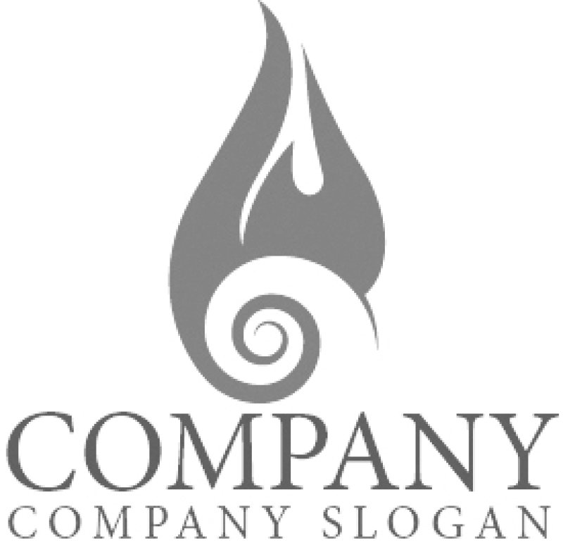 画像5: 炎・渦・火・ロゴ・マークデザイン852 (5)