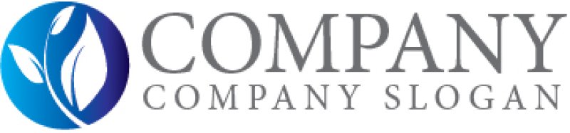 画像7: 葉・輪・成長・グラデーション・ロゴ・マークデザイン853 (7)