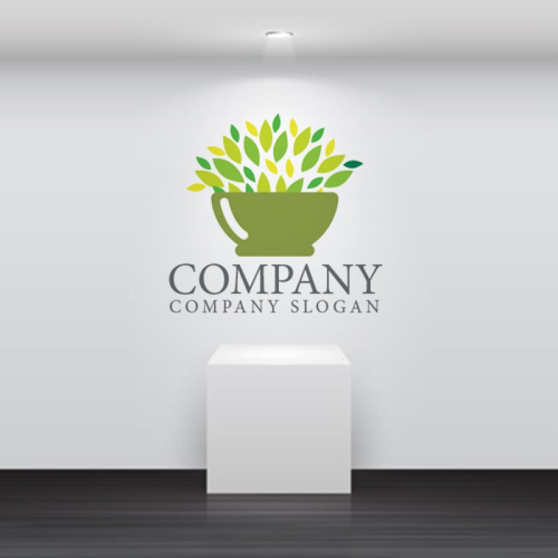 画像4: 葉・お茶・植木・ロゴ・マークデザイン856 (4)