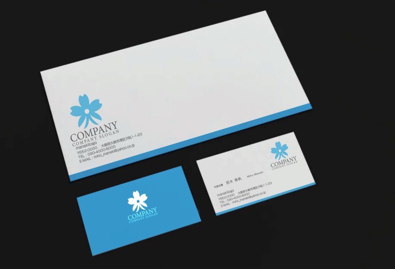 画像2: 花・桜・人・ロゴ・マークデザイン868 (2)