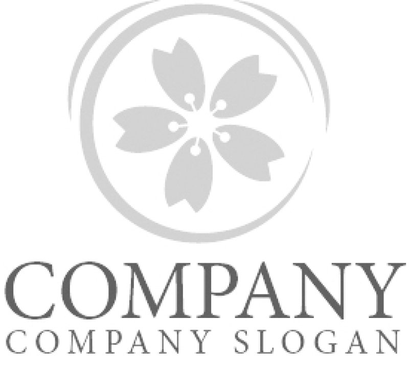 画像5: 桜・輪・曲線・ロゴ・マークデザイン875 (5)