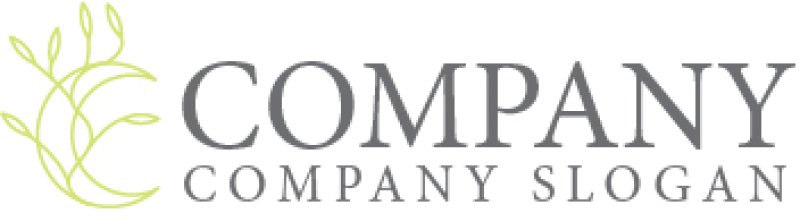 画像6: 葉・月・曲線・ロゴ・マークデザイン878 (6)