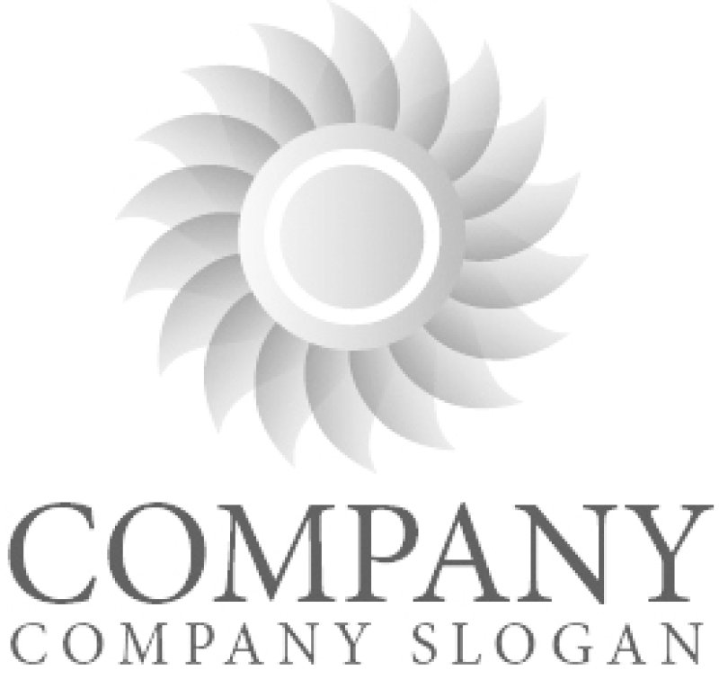 画像5: 花・輪・太陽・ロゴ・マークデザイン879 (5)