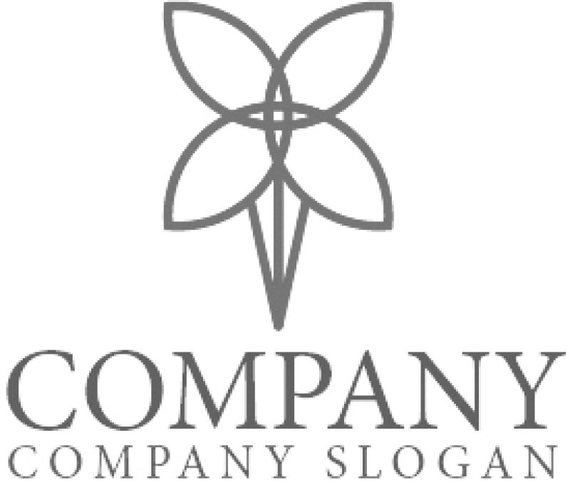 画像5: 花・足・線・ロゴ・マークデザイン897 (5)