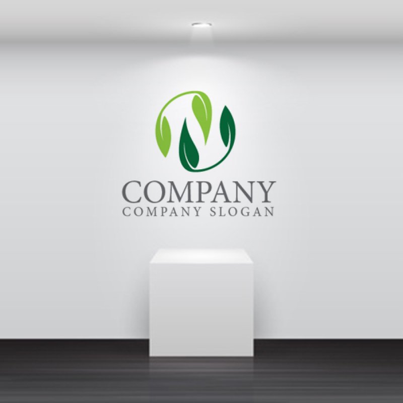 画像4: 葉・N・輪・ロゴ・マークデザイン902 (4)