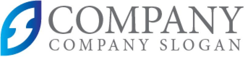 画像6: S・葉・グラデーション・ロゴ・マークデザイン935 (6)