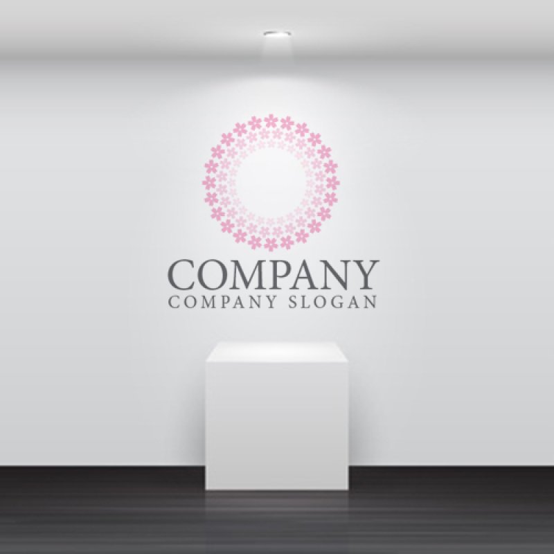 画像4: 花・輪・桜・ロゴ・マークデザイン939 (4)