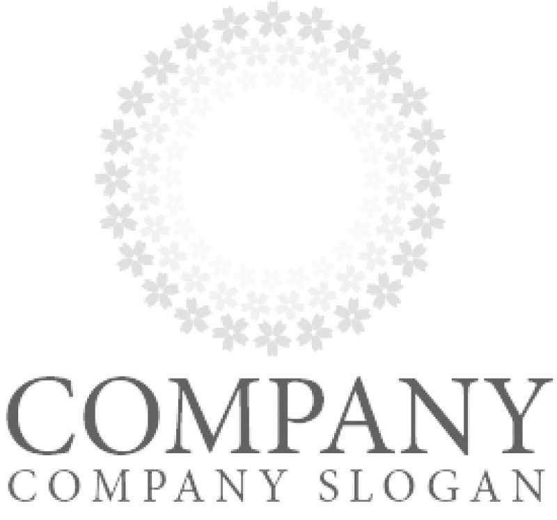 画像5: 花・輪・桜・ロゴ・マークデザイン939 (5)