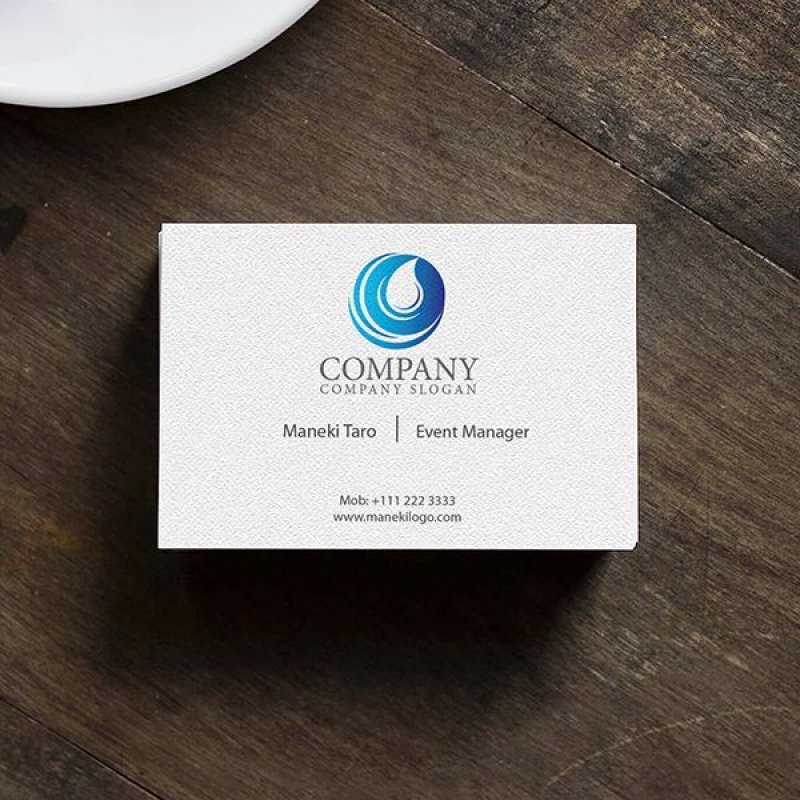 画像2: 水滴・渦・輪・グラデーション・ロゴ・マークデザイン944 (2)