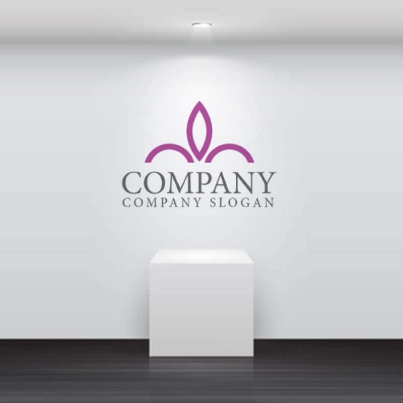 画像4: 花・アイリス・ロゴ・マークデザイン948 (4)