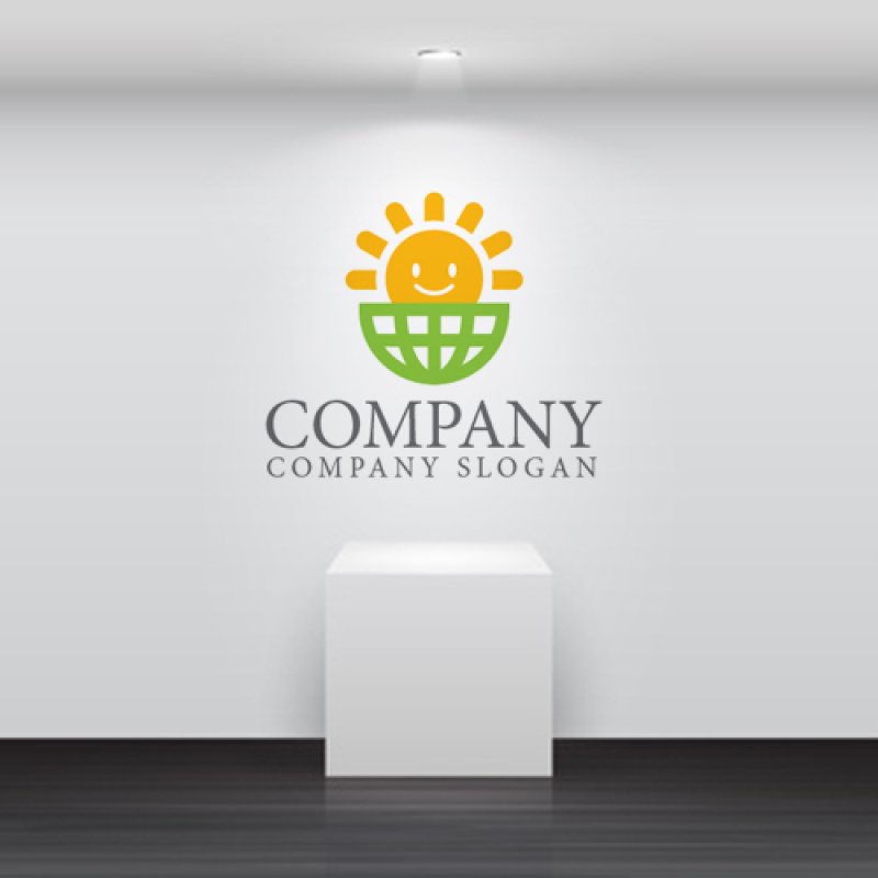 画像4: 太陽・顔・地球・ザル・かわいい・ロゴ・マークデザイン953 (4)