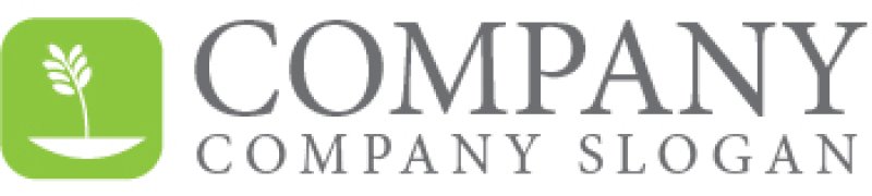 画像6: 葉・麦・四角・ロゴ・マークデザイン956 (6)