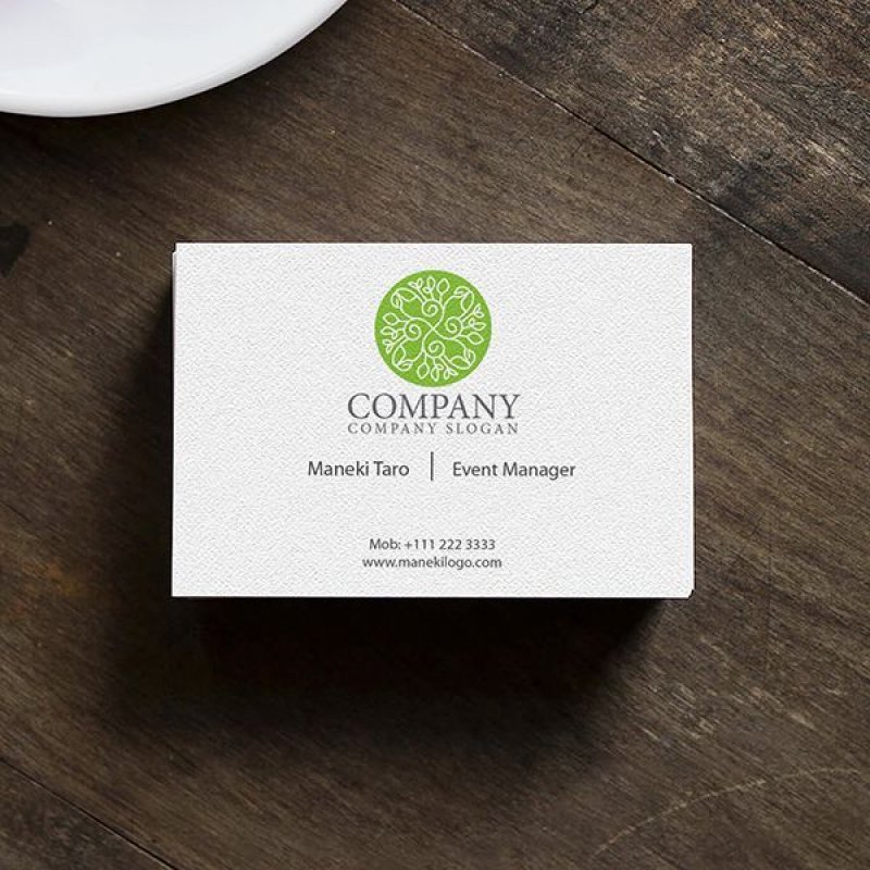 画像2: 葉・輪・つる・ロゴ・マークデザイン959 (2)