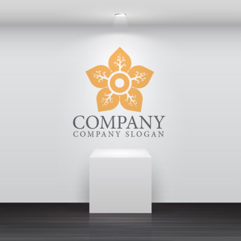 画像5: 花・輪・木・太陽・ロゴ・マークデザイン974 (5)