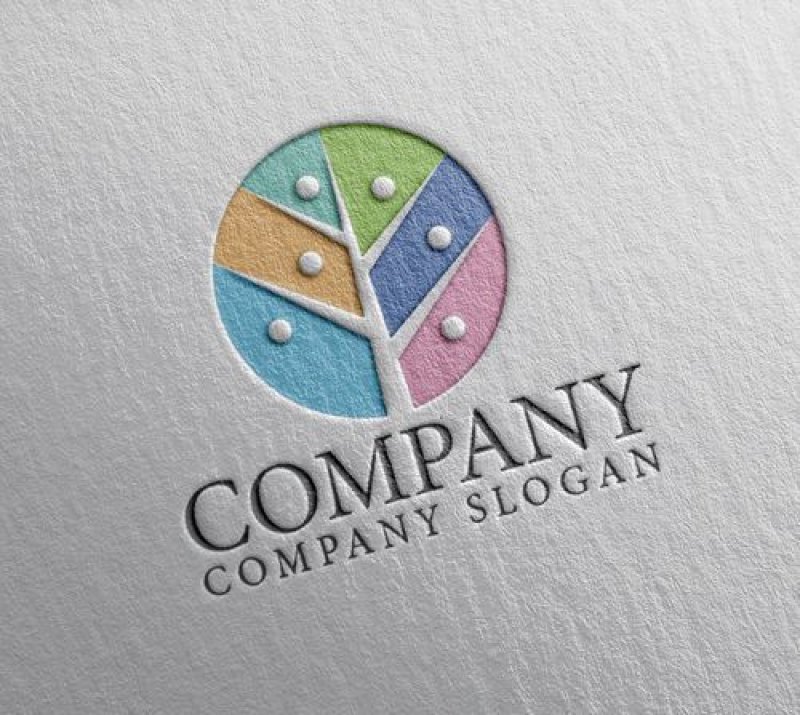 画像2: 木・輪・人・ロゴ・マークデザイン976 (2)