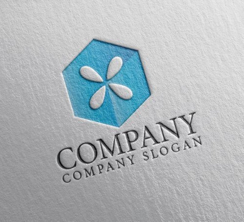 画像2: 箱・花・六角形・ロゴ・マークデザイン980 (2)