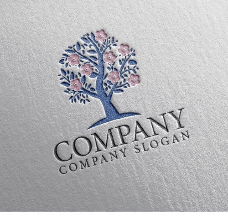 画像2: 木・花・成長・ロゴ・マークデザイン981 (2)
