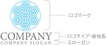 画像10: 輪・花・六角形・ロゴ・マークデザイン986 (10)