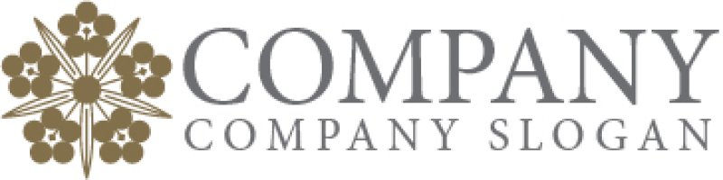 画像7: 五角形・花・葉・ロゴ・マークデザイン998 (7)