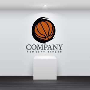 画像2: バスケット・ボール・曲線・ロゴ・マークデザイン012