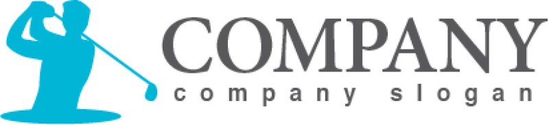 画像5: ゴルフ・人・クラブ・ロゴ・マークデザイン013 (5)